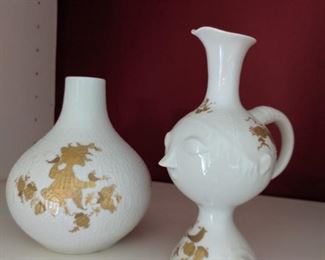 rosenthal bjorn wiinblad face vase