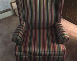 Nice striped arm chair