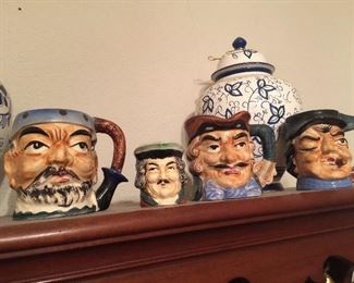 Occupied Japan Toby Mugs