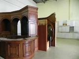 bar, exotic wood br set, art nouveau entry storefront