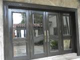 Double Entryway Beveled Glass Entryway 125" x 82"