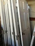 Six panel solid wood doors-asst. sizes