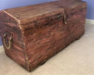 Spectacular very large vintage chest.  
