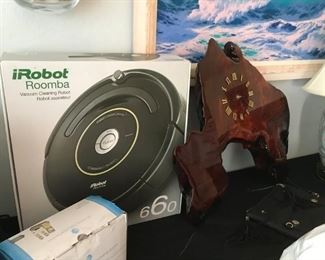 iRobot Roomba | Burl Walnut Clock
