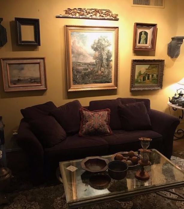 Brown Couch Room