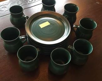 Lovely hand thrown pottery breakfast set
