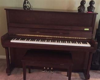 Weber upright piano, compact style