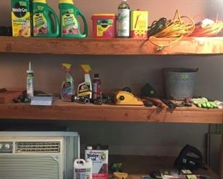 Tools and gardening supplies