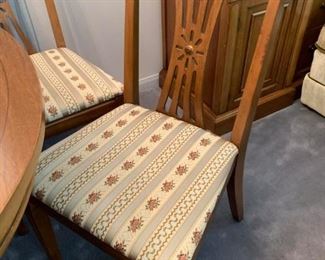 #23 Wood Table w/5 chairs 62x42x29 - as is $175.00
