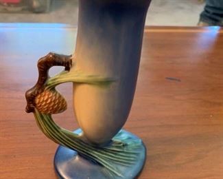#35 Roseville Pottery Pine Cone Bud Vase 112-7 $200.00