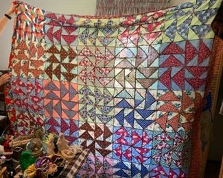 #62 Flying Geese - as is Quilt Top $25.00
