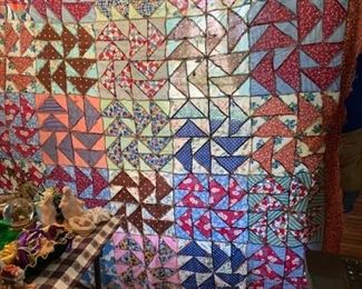 #62	Flying Geese - as is Quilt Top	 $25.00 	