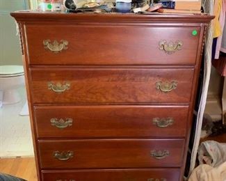 #65	5 drawer Chest of Drawers Dove-tailed 35x19.5x46	 $175.00 	