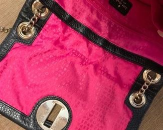 #88 Kate Spade black leather purse $40.00