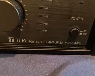 #63	TOS 700 Series Amplifier A712	 $130.00 
