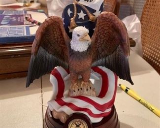 #64	Lenox American Pride US force eagle statues 	 $40.00 
