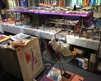 Large collection of Braniff and Airline Collectables. 