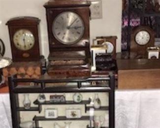 W H Goss ceramics, English Clocks, Gustave Becker, French Carriage Clocks