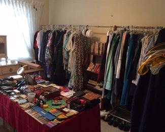 French provincal long dresser, office supplies & books