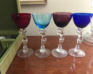 Cambridge Nude Stem Glasses