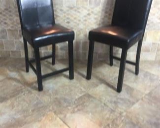 Leather Bar Counter Stools