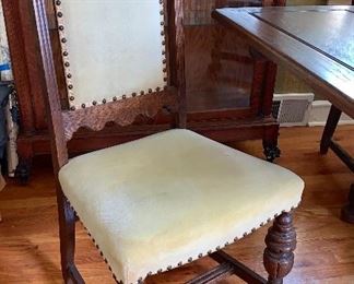 1 of 6 vintage Moroccan/Spanish chairs