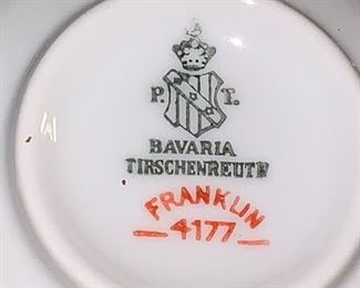Bavaria TIRSCHENREUTH Franklin dish set