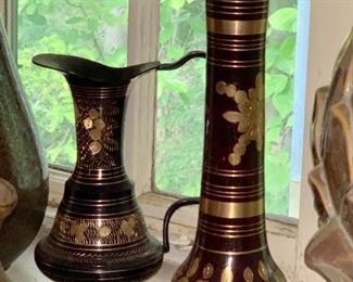 Metal vase