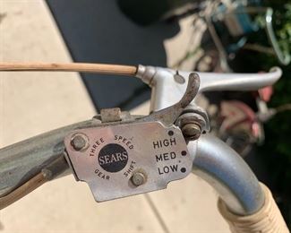 Vintage women's 3 speed Sears bike w/matching men's bike