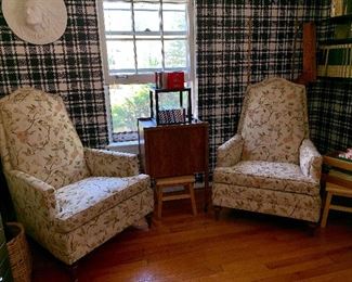 Pair of lovely upholstered Easy Chairs