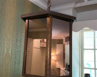 Vintage hanging light fixture