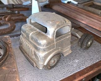 Vintage Structo metal truck- truck cab only