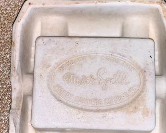Never Spill - Harry Sanders Co. Art Deco ashtray