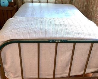 Full-size bed and mattress