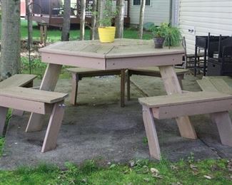 Wonderful Picnic Table - will need to disassemble to move