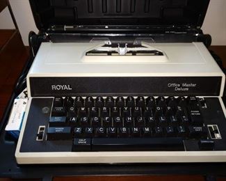 Office Room Right: Typewriter Royal Office Master Deluxe