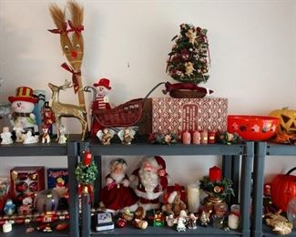 Family Room Left: Christmas Things & Halloween Stuff