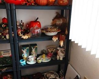 Family Room Left: Christmas Things & Halloween Stuff