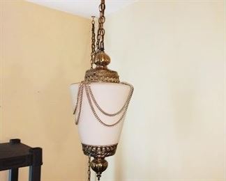 Living Room: 1950's/60's Hanging Lamp