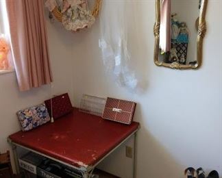 1st Bedroom Right: Doll, Wedding Veil, Mirror