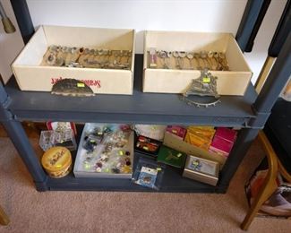 1st Bedroom Right: Collector Spoons, Buttons, Other Stuff