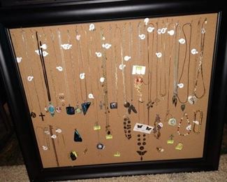 Living Room: Costume Jewelry Necklaces (No Gold)