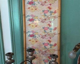 Japanese silk panel