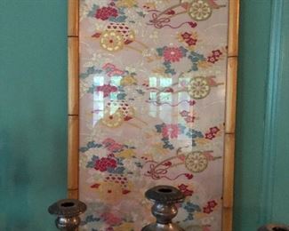 another Japanese silk panel