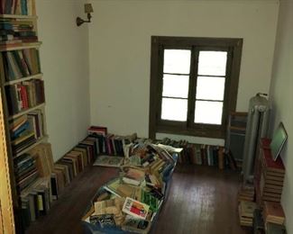books in attic
