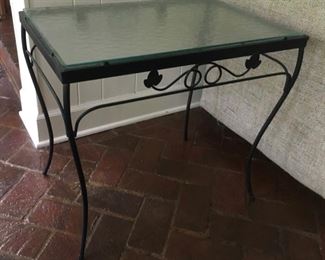 Pair of Iron Side Tables