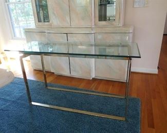 Entry Glass Top Table