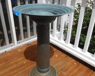 Copper Bird Bath