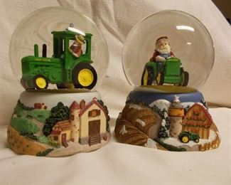 John Deere Snow Globes