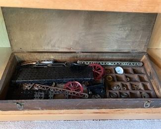 Antique Gilbert erector set